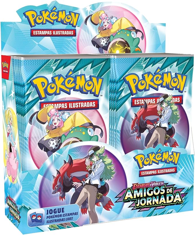 Box Display Pokémon TCG – Escarlate e Violeta 9: Amigos de Jornada