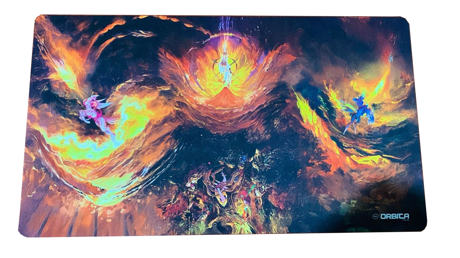 🌌 Playmat Origem – As Forças Primordiais em Conflito
