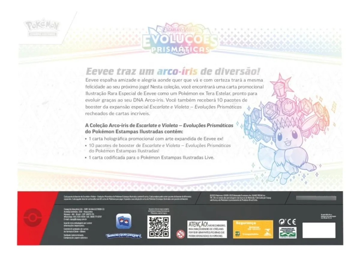 (PT-BR) Box Coleção - Evoluções Prismáticas - Arco Íris