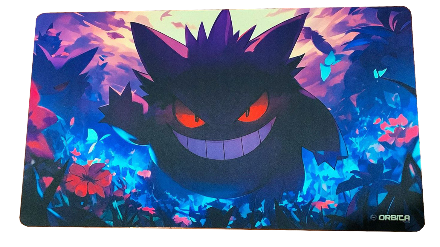 Playmat Gengar – Estilo Sombrio para TCG e Card Games