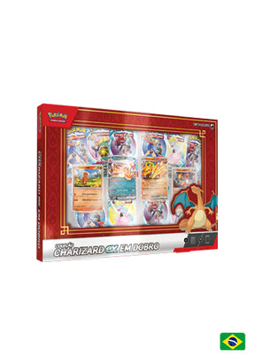 Box Pokémon Coleção Charizard EX em Dobro