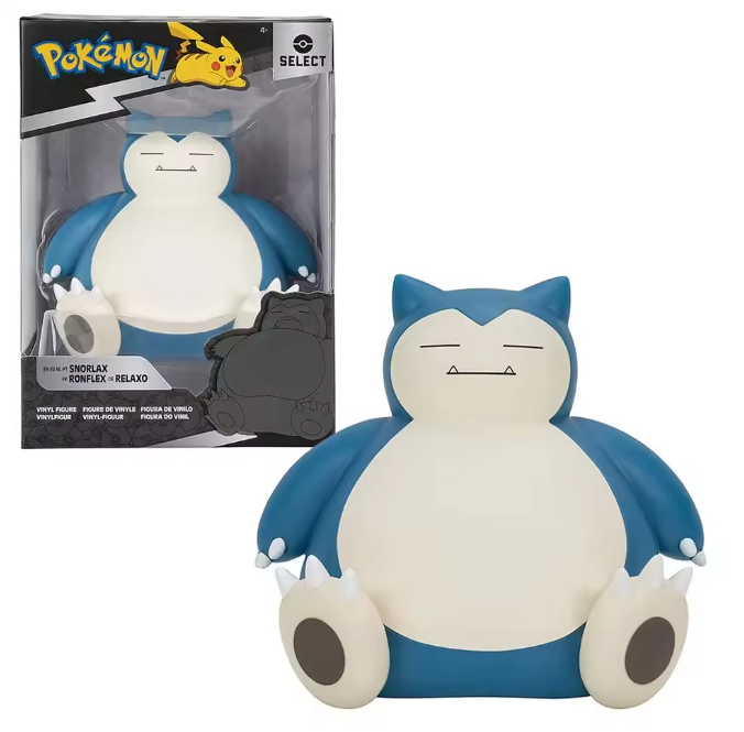 Boneco Pokémon Snorlax de Vinil – Linha Select (Original)