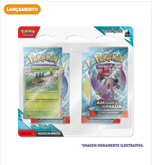Blister Quádruplo Pokémon – Yanmega (E.V. 9 Amigos de Jornada)