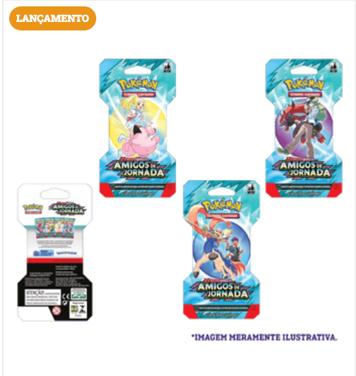 Blister Unitário Pokémon TCG – Escarlate e Violeta 9: Amigos de Jornada