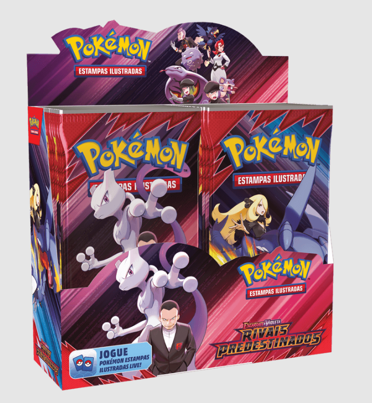 Box Display Pokémon TCG – Rivais Predestinados (SV10) com 36 Boosters