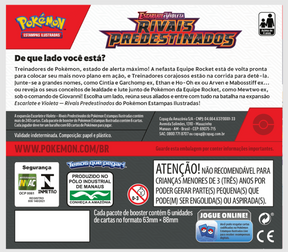 Box Display Pokémon TCG – Rivais Predestinados (SV10) com 36 Boosters