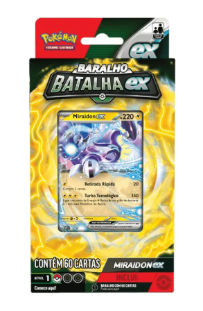 Deck Batalha Pokémon ex – Miraidon (60 cartas)
