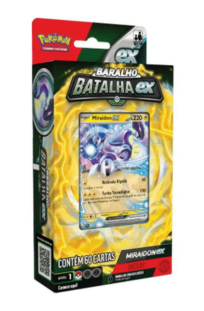 Deck Batalha Pokémon ex – Miraidon (60 cartas)