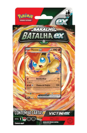 Deck Batalha Pokémon ex – Victini (60 cartas)
