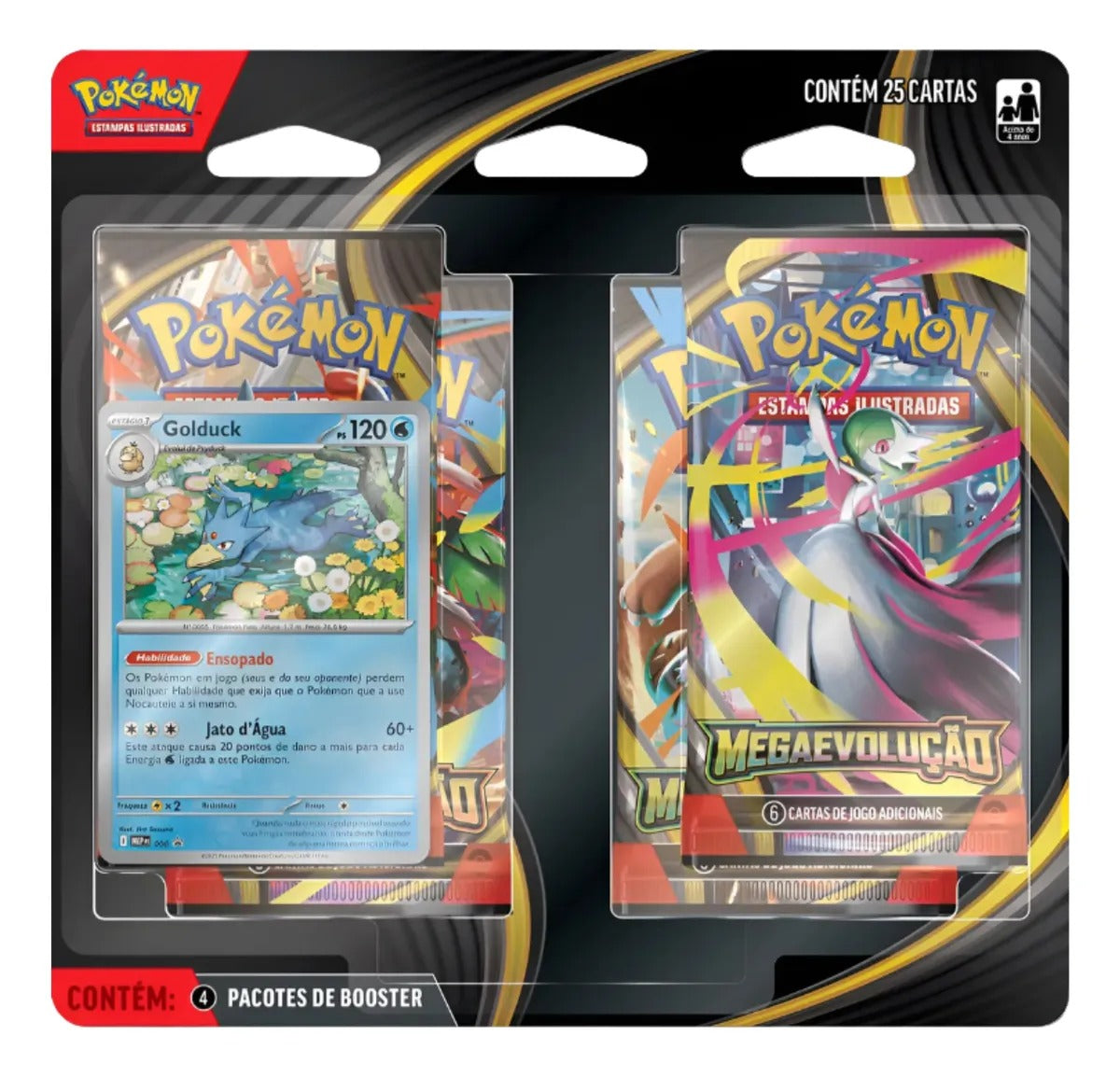 (PT-BR) Blister Quádruplo Megaevolução 1 - Megaevolução - Golduck