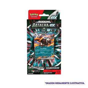 (PT-BR) Baralho Pré Construído - Baralho Batalha ex - Houndoom ex