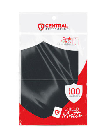 Central Shield – Sleeves Matte Padrão (100 unidades)
