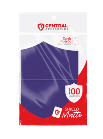Central Shield – Sleeves Matte Padrão (100 unidades)