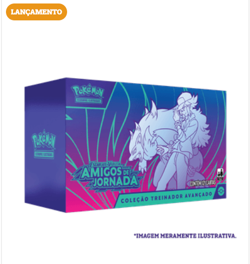 Box Treinador Avançado Pokémon TCG – Escarlate e Violeta 9: Amigos de Jornada