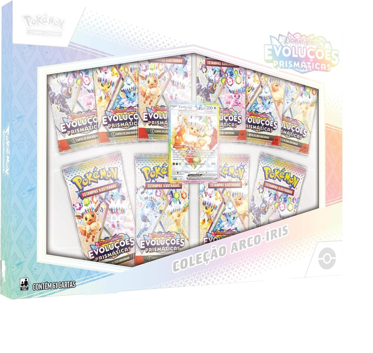 (PT-BR) Box Coleção - Evoluções Prismáticas - Arco Íris