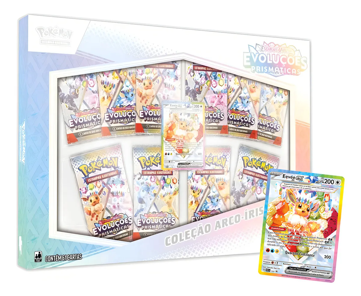 (PT-BR) Box Coleção - Evoluções Prismáticas - Arco Íris