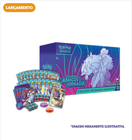 Box Treinador Avançado Pokémon TCG – Escarlate e Violeta 9: Amigos de Jornada