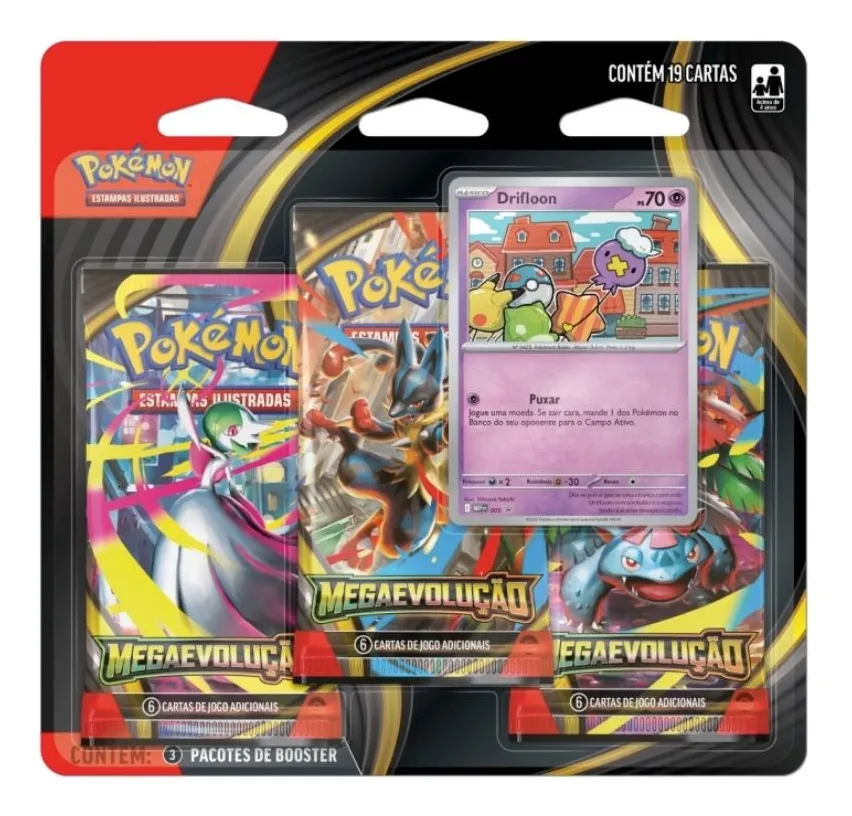(PT-BR) Blister Triplo Megaevolução 1 - Megaevolução - Drifloon