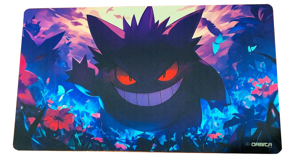 Playmat Gengar – Estilo Sombrio para TCG e Card Games