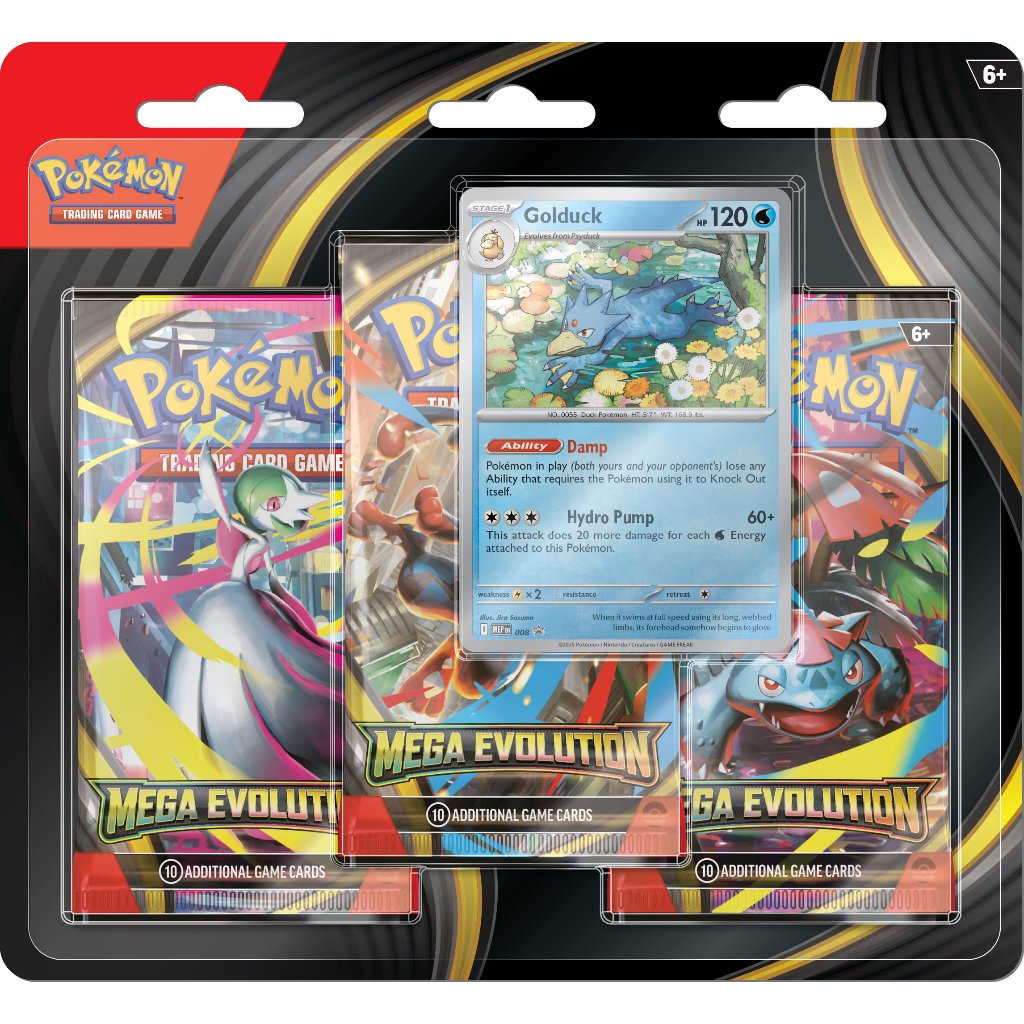 (ING) Blister Triplo Megaevolução 1 - Megaevolução - Golduck