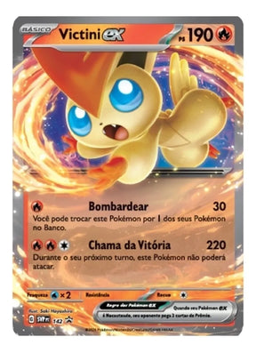 Copag Deck Batalha Pokémon ex Victini (60 cartas) TCG Português